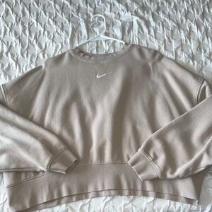 Nike Taupe Crewneck Sweatshirt